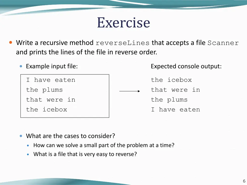 exercise