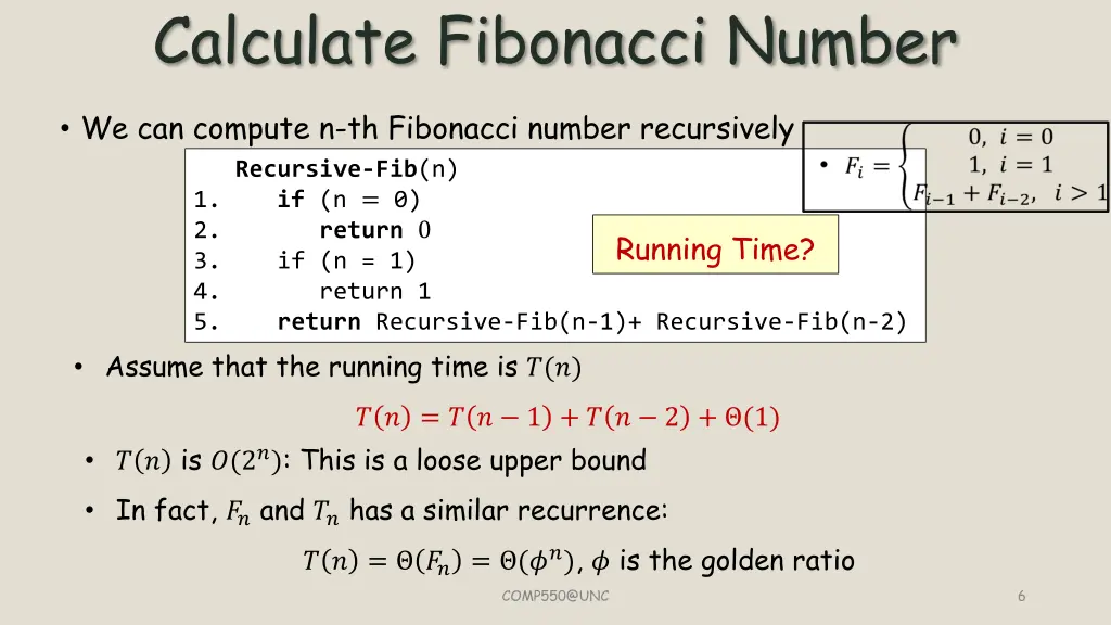 calculate fibonacci number 1