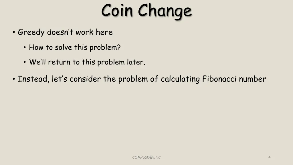 coin change 2