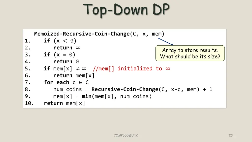 top down dp