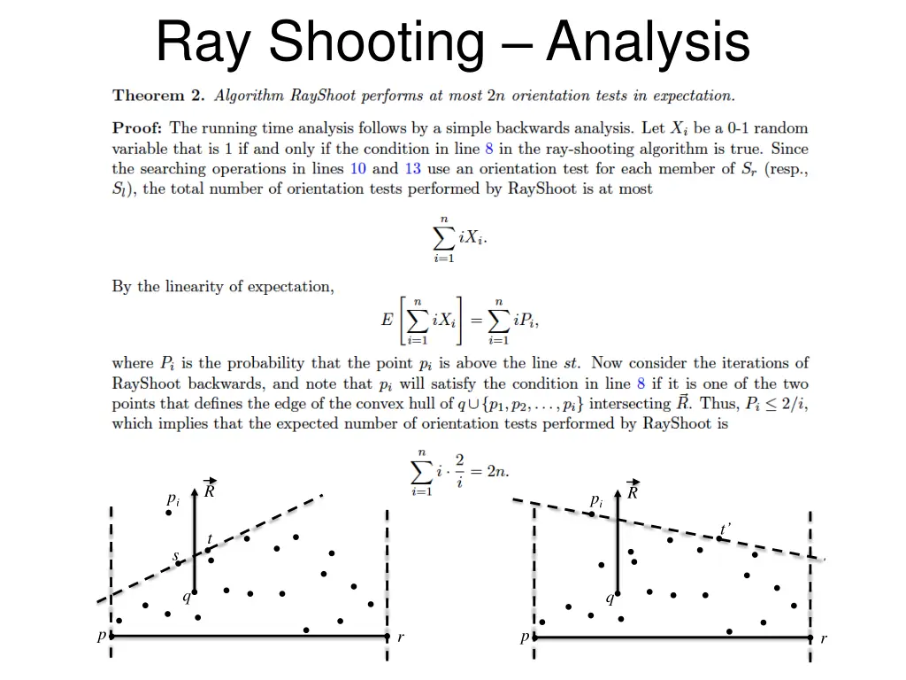 ray shooting analysis