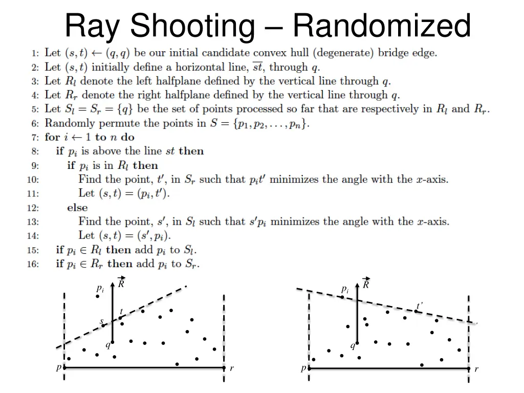 ray shooting randomized