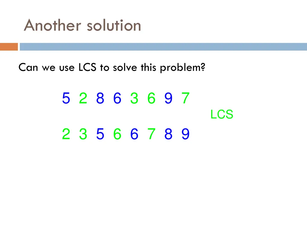 another solution 1