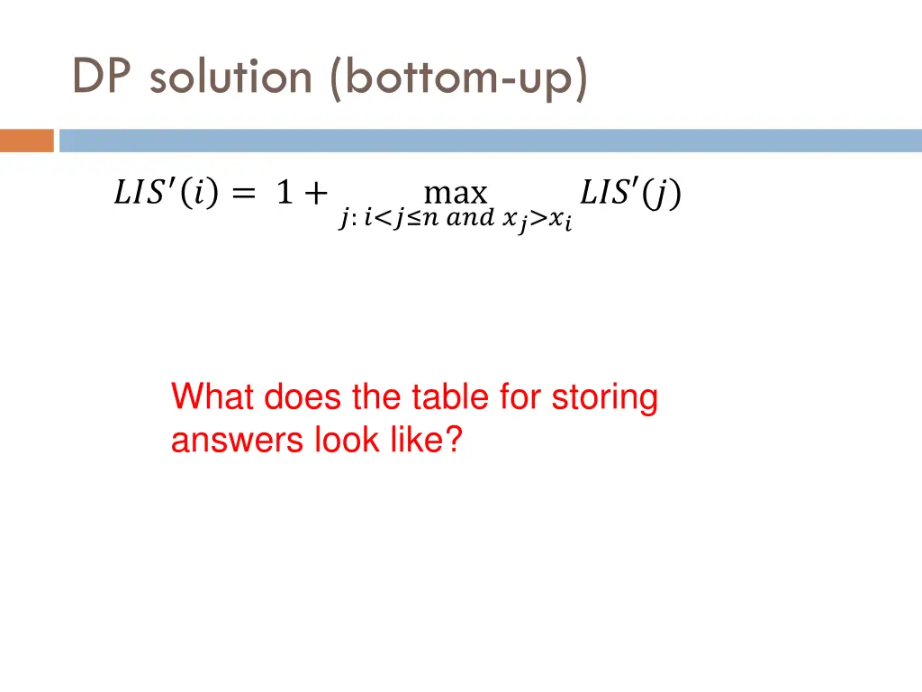 dp solution bottom up 12