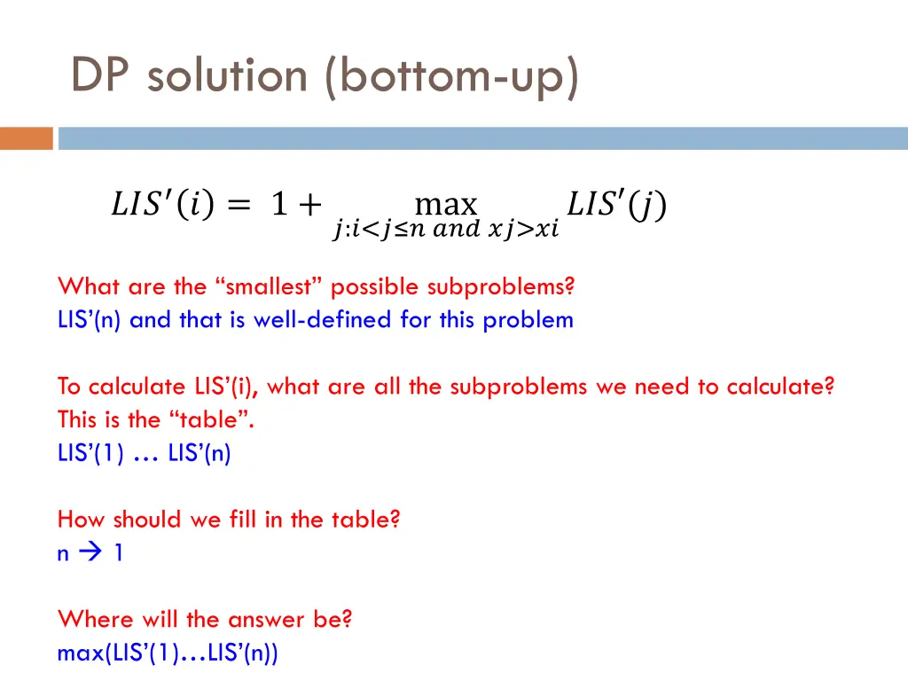 dp solution bottom up 15
