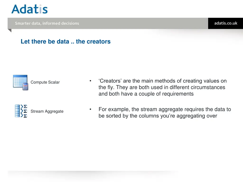 let there be data the creators