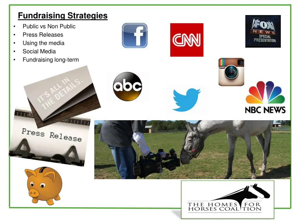 fundraising strategies public vs non public press