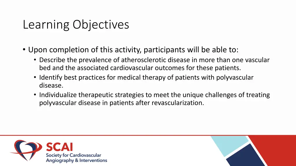 learning objectives