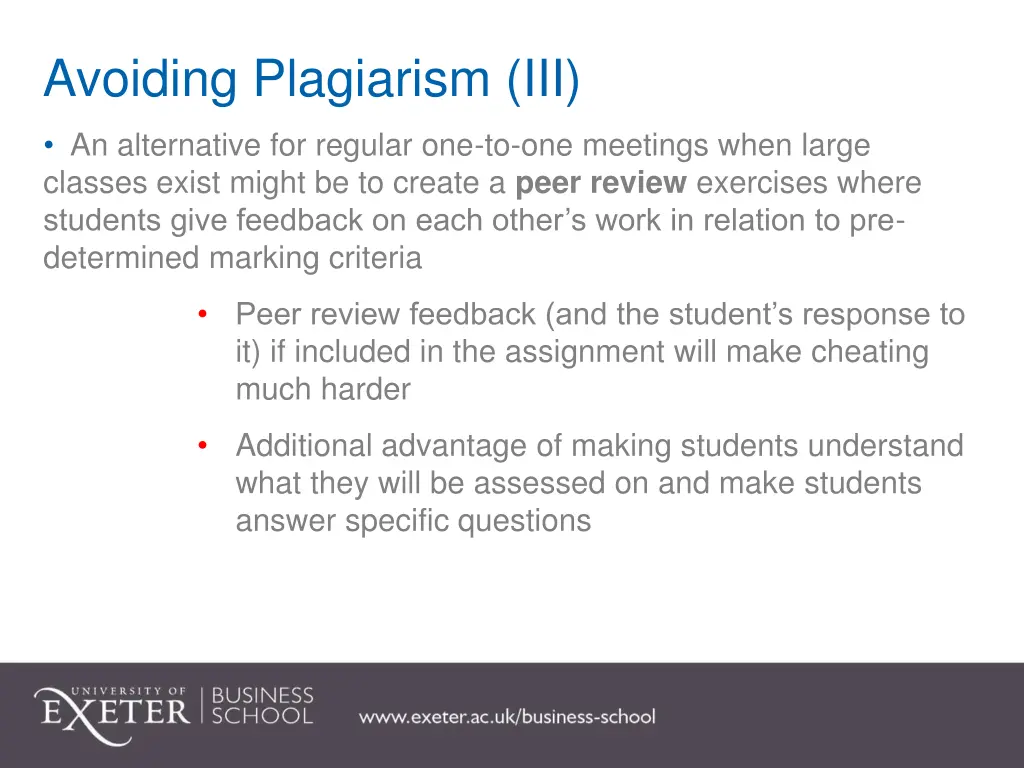 avoiding plagiarism iii