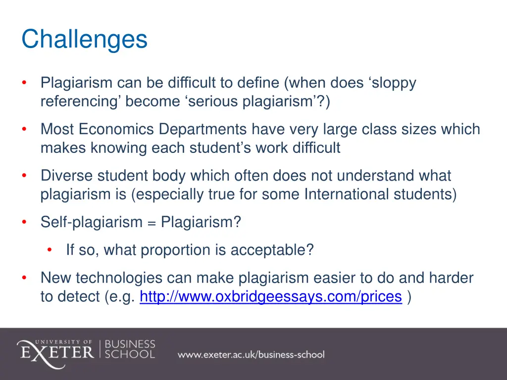 challenges