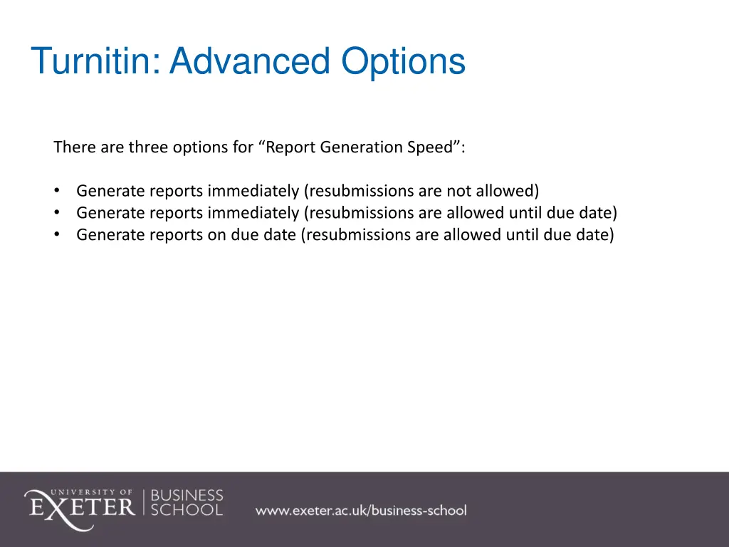 turnitin advanced options 1