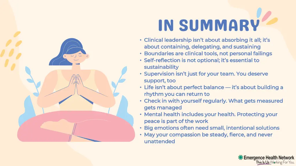 clinical leadership isn t about absorbing