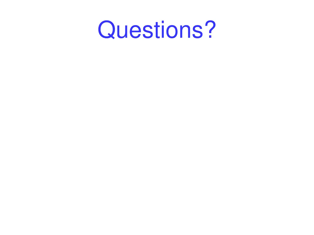questions