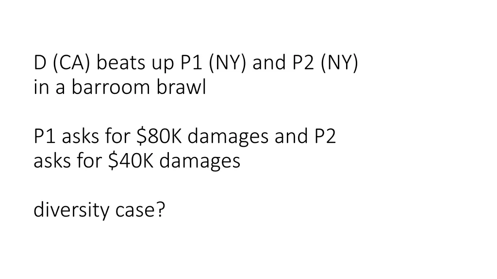 d ca beats up p1 ny and p2 ny in a barroom brawl 1
