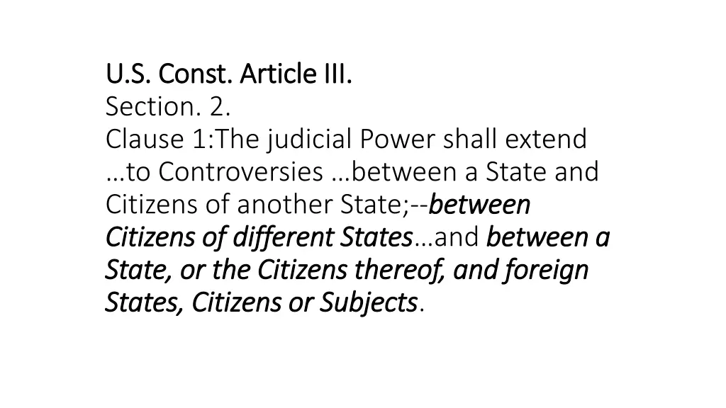 u s const article iii u s const article