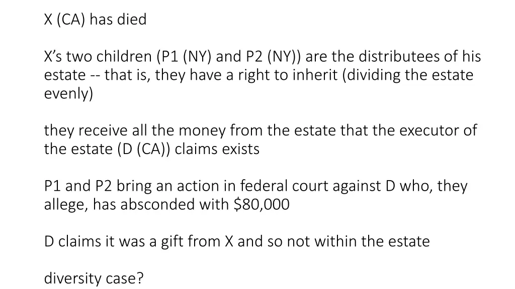 x ca has died