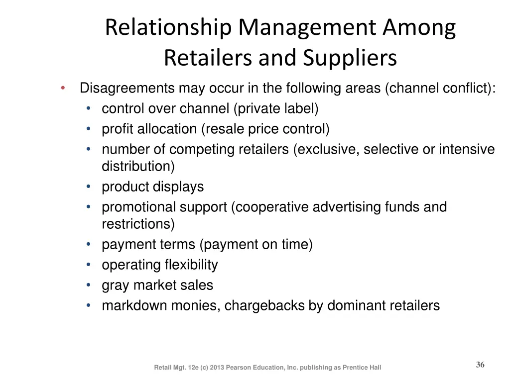 relationship management among retailers