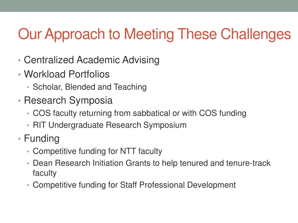 our approach to meeting these challenges 2