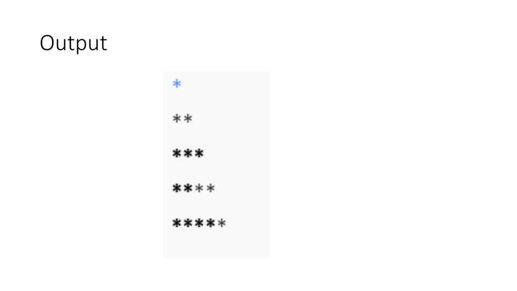 output 1