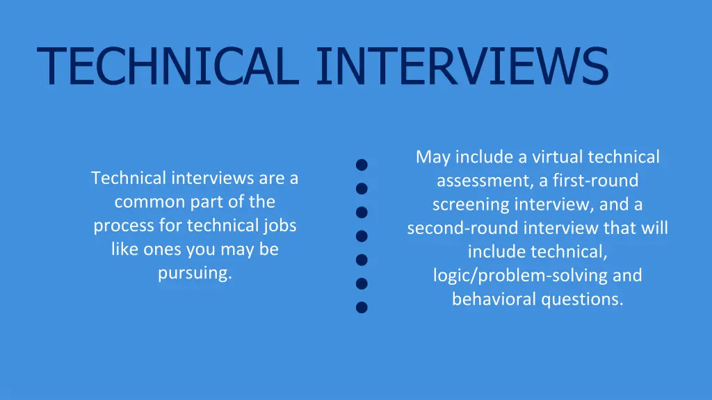 technical interviews