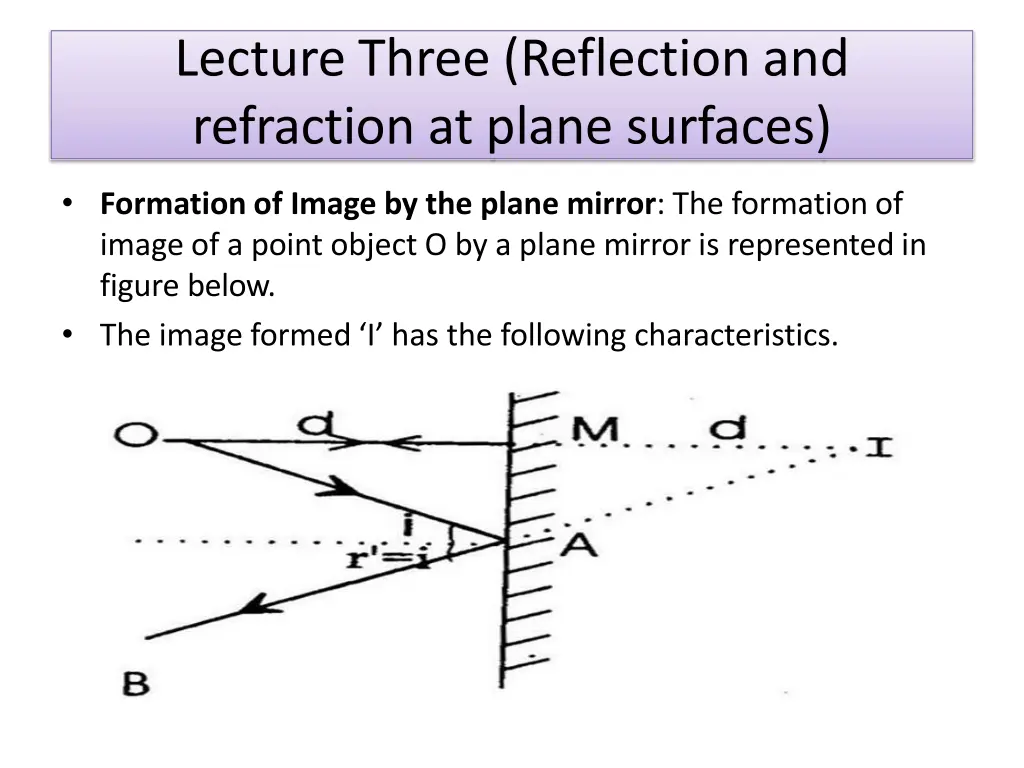 lecture three reflection and refraction at plane 4