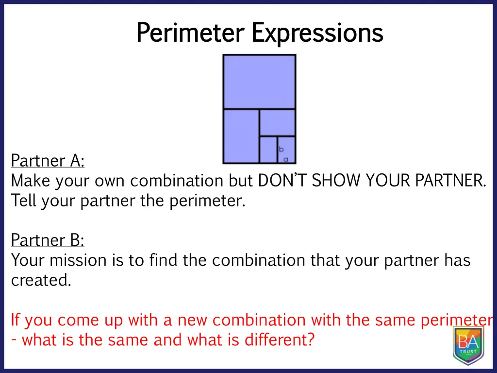 perimeter expressions perimeter expressions 6