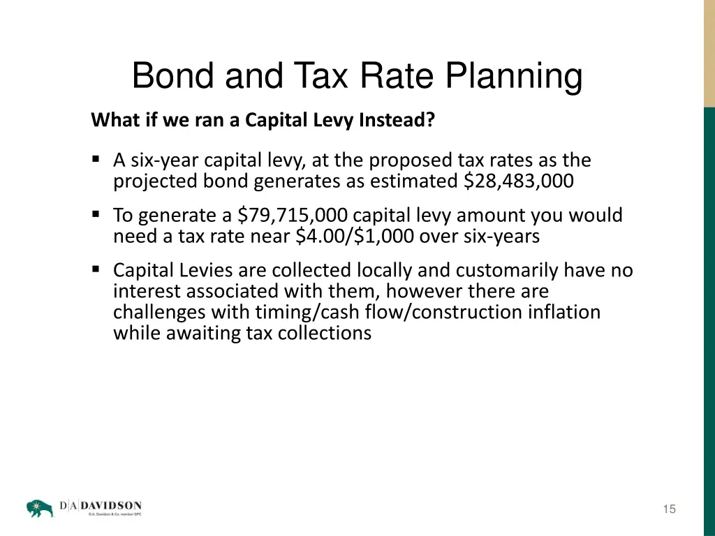 bond and tax rate planning 6