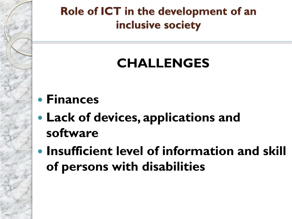role of ict in the development of an inclusive 11