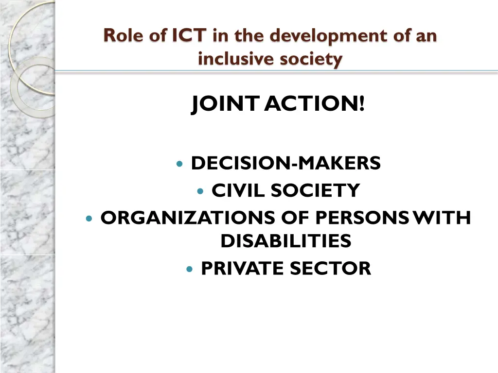 role of ict in the development of an inclusive 13