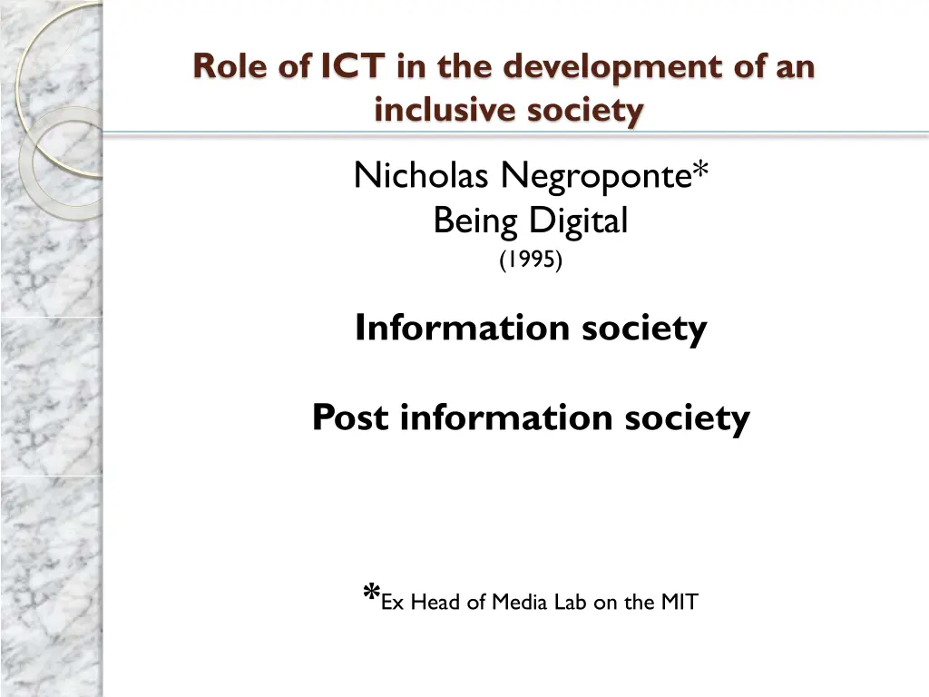 role of ict in the development of an inclusive 14