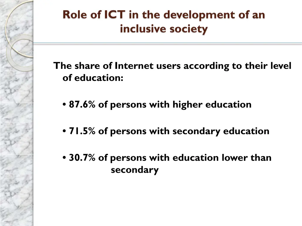 role of ict in the development of an inclusive 2