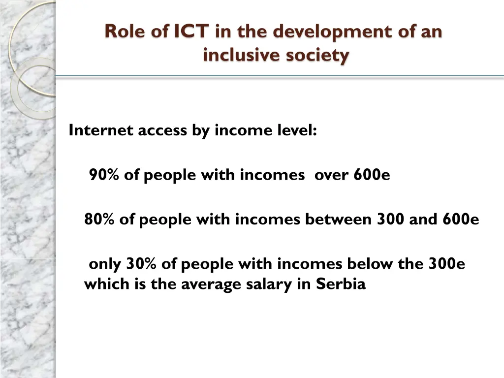 role of ict in the development of an inclusive 4