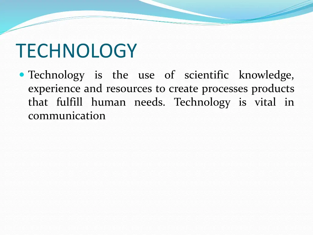 technology