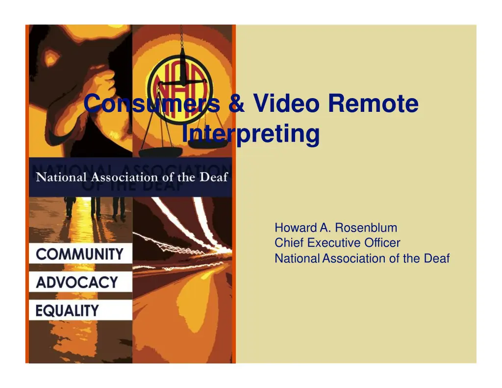 consumers video remote interpreting