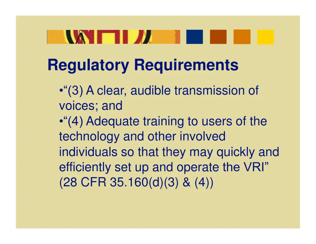 regulatory requirements 3