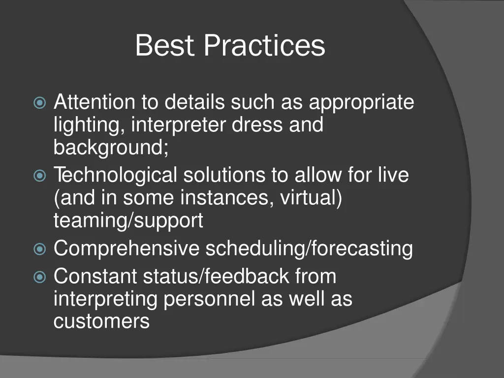 best practices 1