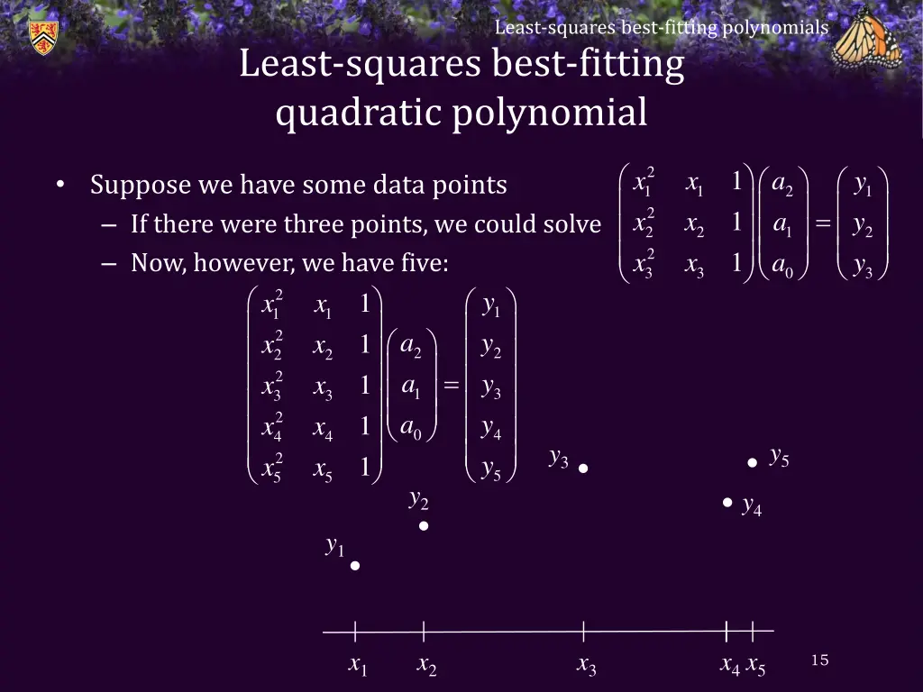 least squares best fitting polynomials 13