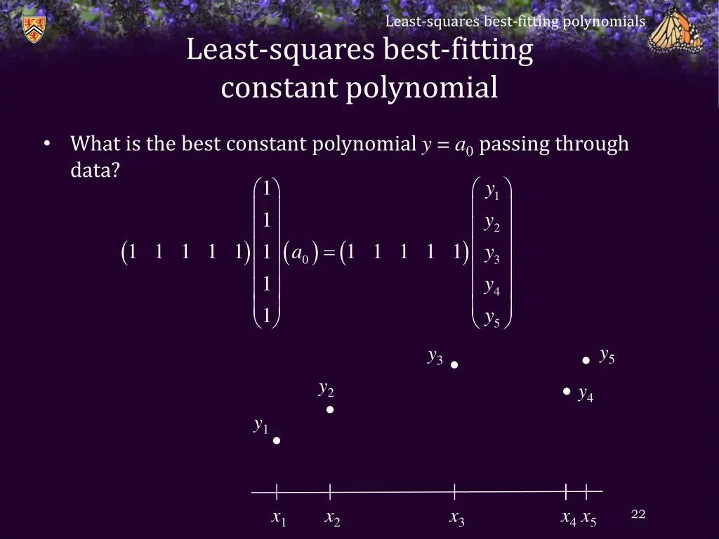 least squares best fitting polynomials 20