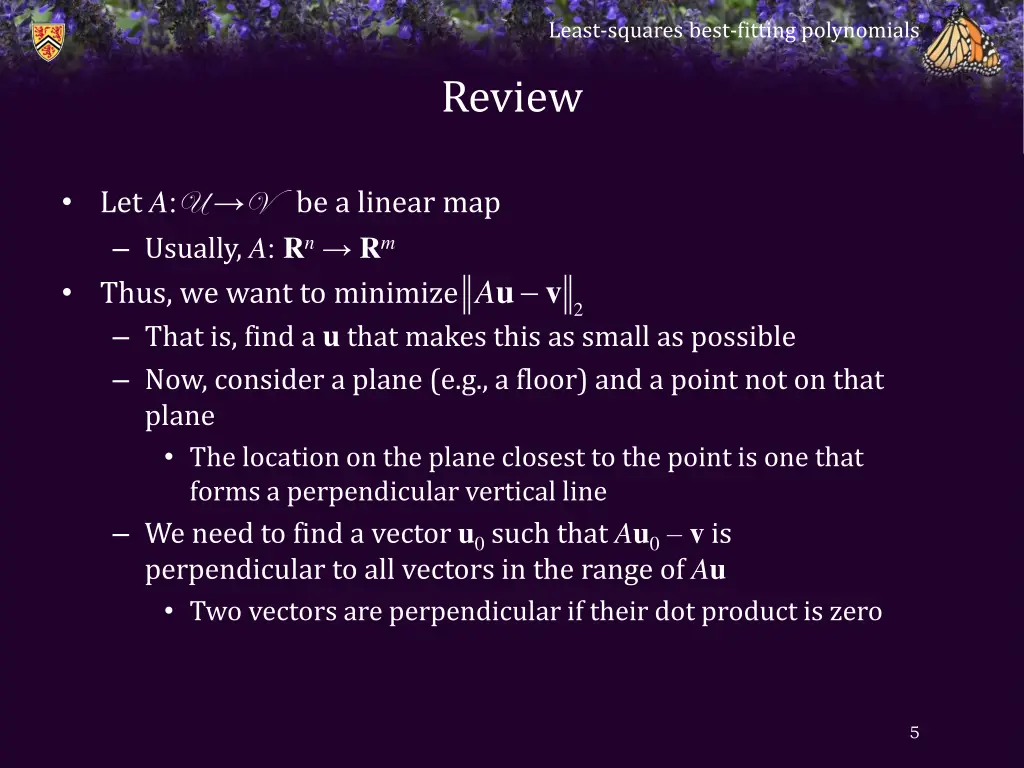 least squares best fitting polynomials 3