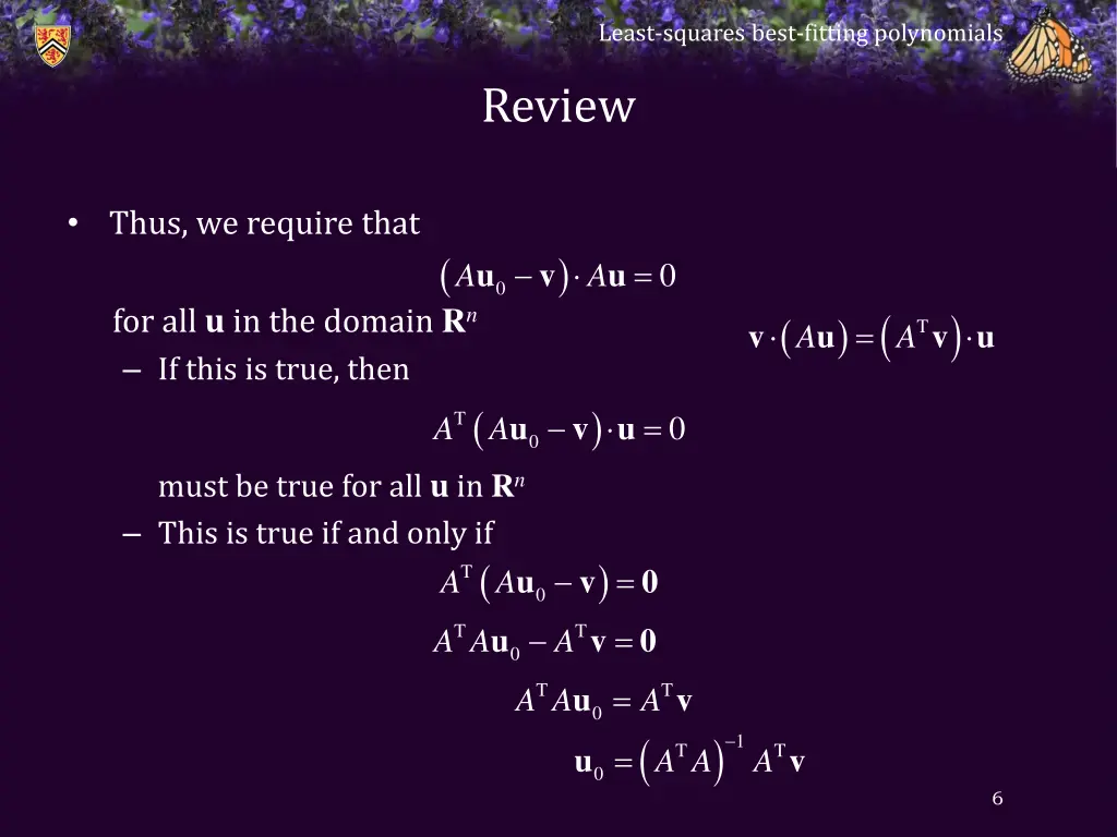least squares best fitting polynomials 4