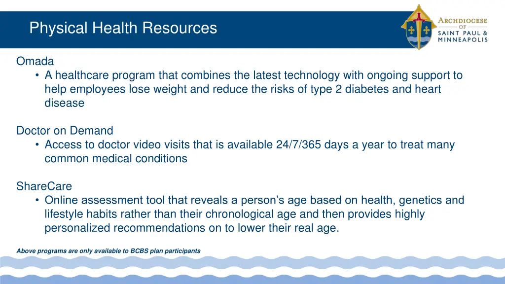 physical health resources