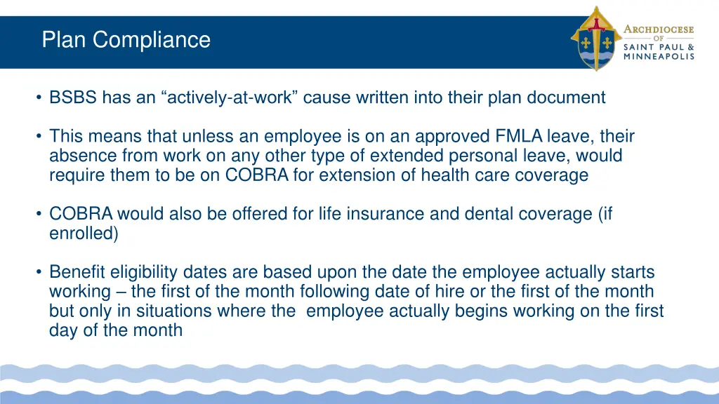 plan compliance
