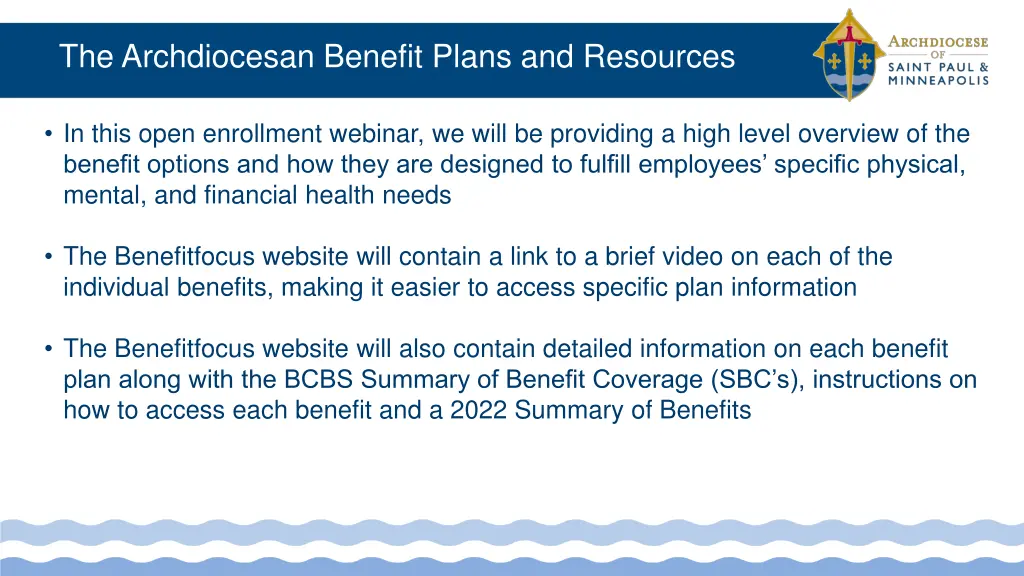 the archdiocesan benefit plans and resources