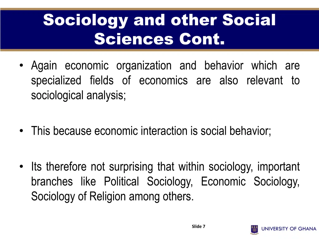 sociology and other social sciences cont 2