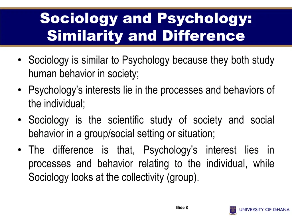 sociology and psychology similarity and difference