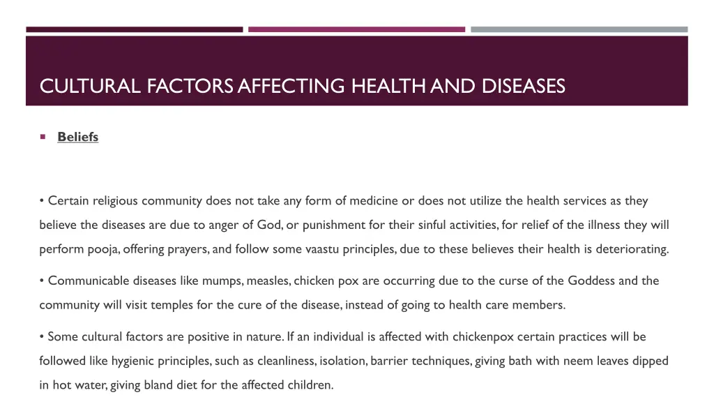 cultural factors affecting health and diseases 1