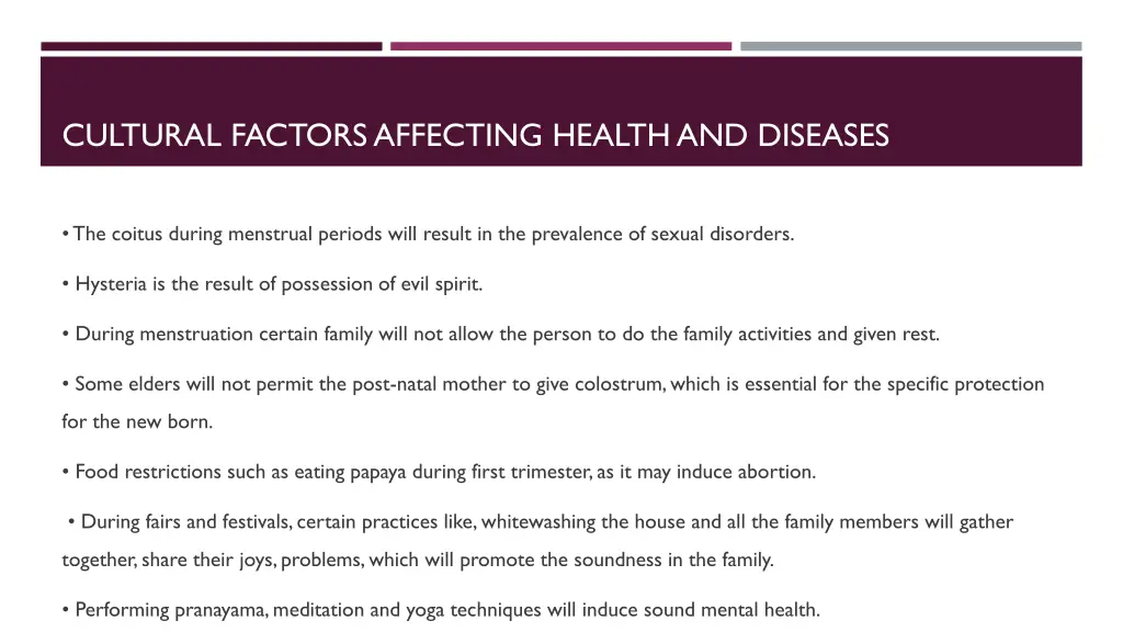 cultural factors affecting health and diseases 2