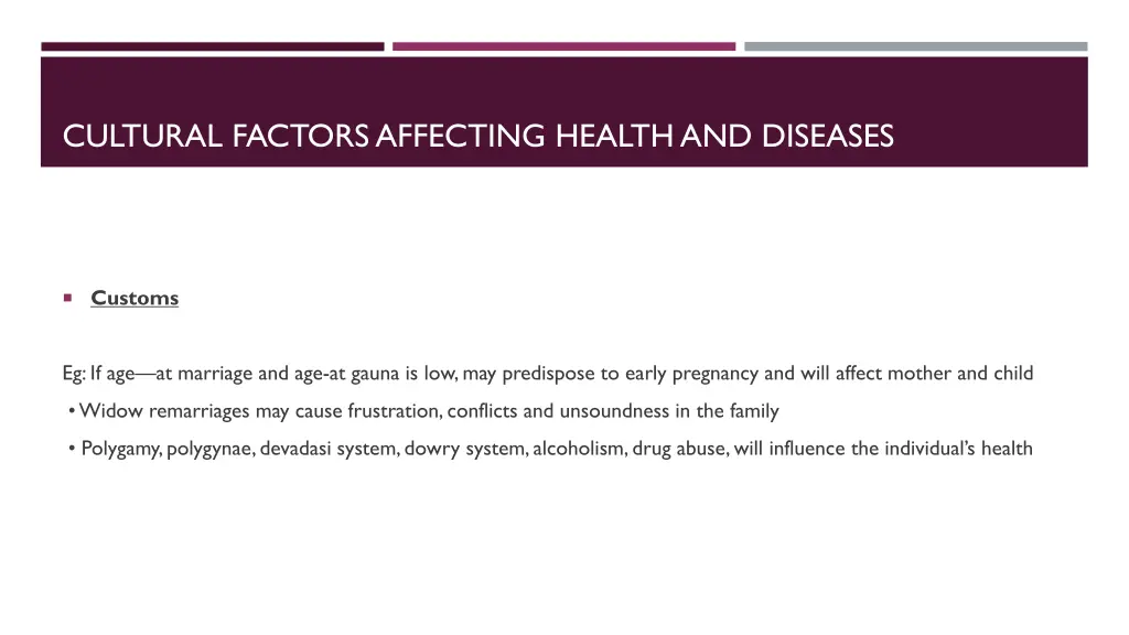 cultural factors affecting health and diseases