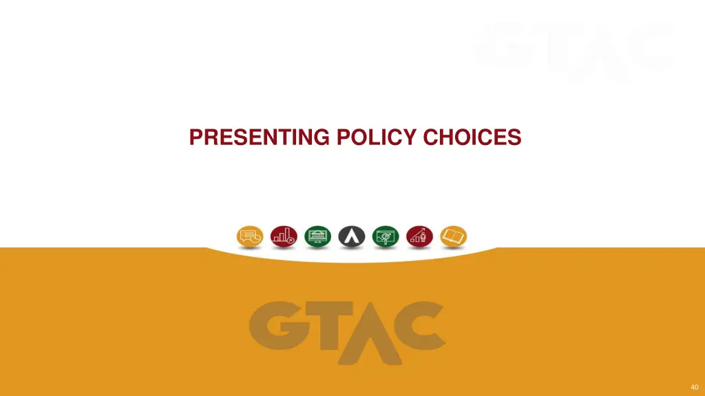 presenting policy choices