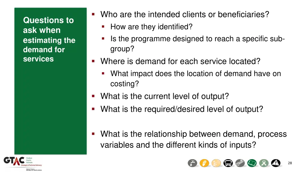 who are the intended clients or beneficiaries